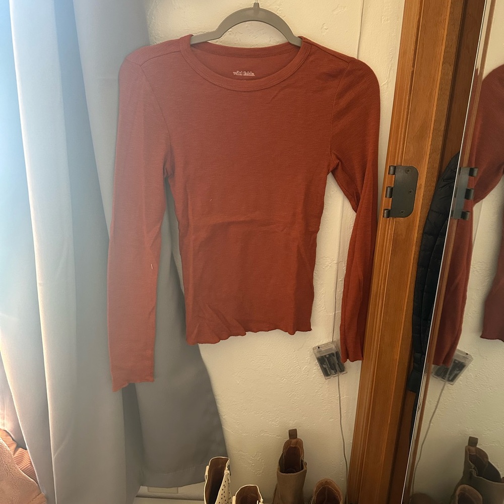 Wild Fable Orange Long Sleeve